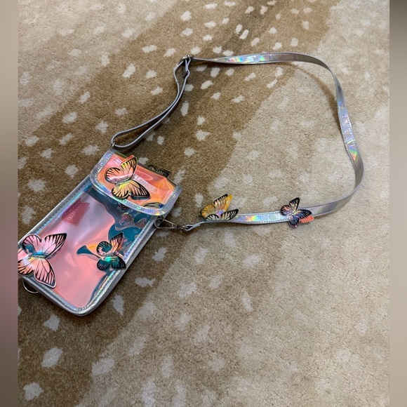 Dolls Kill Clubexx disco butterfly adjustable purse one size fits all - Picture 2 of 10